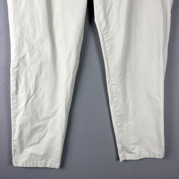 Vineyard Vines Performance Pant Mens 38x28 Ivory Chino Stretch Golf Activewear - Picture 3 of 15